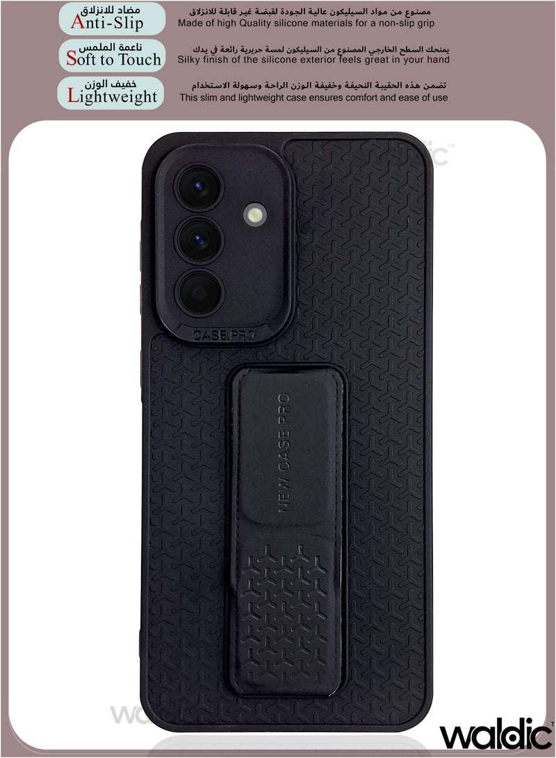 Waldic Samsung Galaxy A56 5G Premium Case | Premium Silicone  Case Cover Designed for Samsung Galaxy A56 5G | Samsung Galaxy A56 5G Case Camera and Drop Protection Thin Protective Back Cover Case for Samsung Galaxy A56 5G - Black - Image 2
